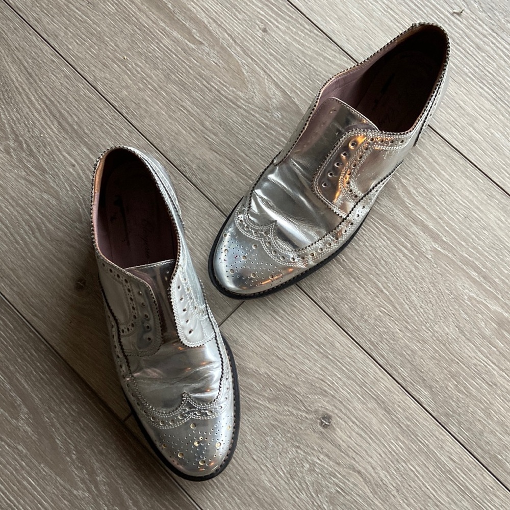 Robert Clergerie Chrome Oxfords